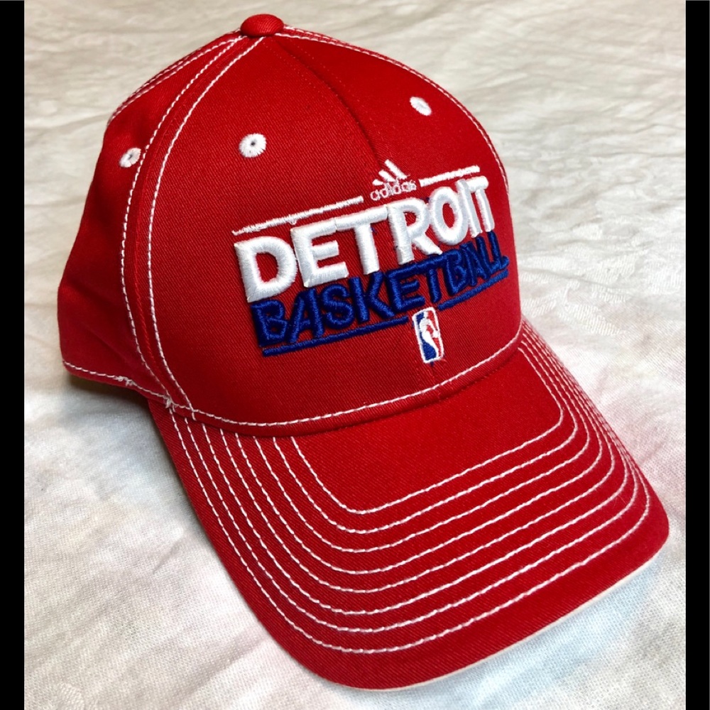 Detroit Pistons NBA Basketball Adidas Baseball Cap